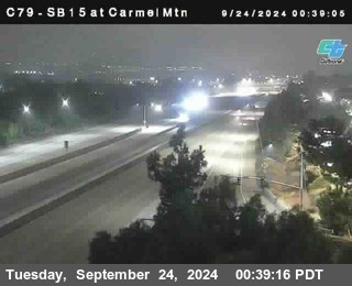 NB 15 at Carmel Mountain Rd.