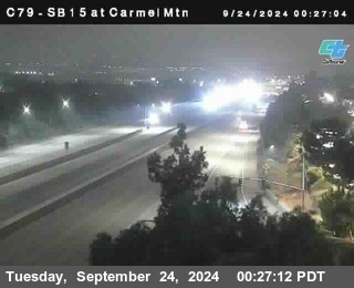 NB 15 at Carmel Mountain Rd.