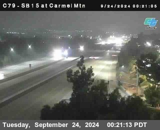 NB 15 at Carmel Mountain Rd.