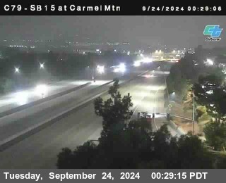 NB 15 at Carmel Mountain Rd.