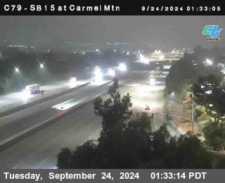 NB 15 at Carmel Mountain Rd.