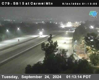 NB 15 at Carmel Mountain Rd.