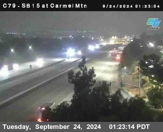 NB 15 at Carmel Mountain Rd.