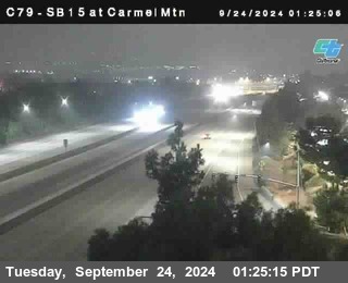 NB 15 at Carmel Mountain Rd.