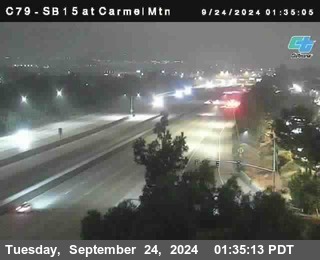 NB 15 at Carmel Mountain Rd.