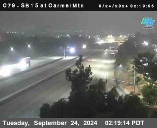 NB 15 at Carmel Mountain Rd.