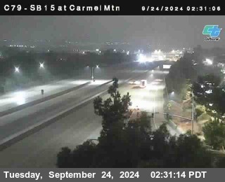 NB 15 at Carmel Mountain Rd.