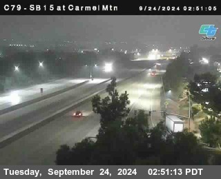 NB 15 at Carmel Mountain Rd.