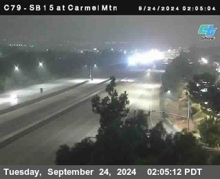 NB 15 at Carmel Mountain Rd.