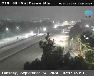 NB 15 at Carmel Mountain Rd.