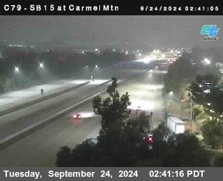 NB 15 at Carmel Mountain Rd.