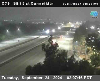 NB 15 at Carmel Mountain Rd.