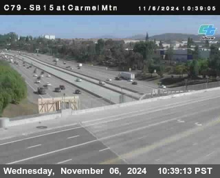 NB 15 at Carmel Mountain Rd.