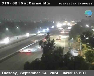 NB 15 at Carmel Mountain Rd.