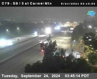 NB 15 at Carmel Mountain Rd.