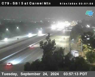 NB 15 at Carmel Mountain Rd.