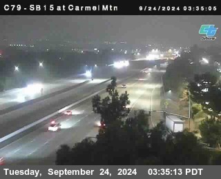 NB 15 at Carmel Mountain Rd.