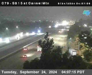 NB 15 at Carmel Mountain Rd.