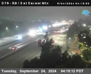 NB 15 at Carmel Mountain Rd.