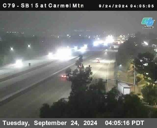 NB 15 at Carmel Mountain Rd.