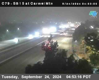 NB 15 at Carmel Mountain Rd.