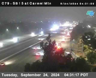 NB 15 at Carmel Mountain Rd.