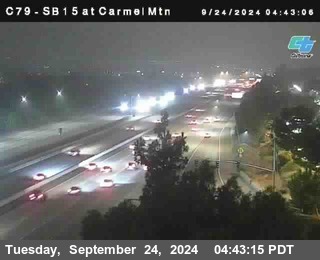 NB 15 at Carmel Mountain Rd.