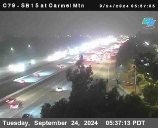 NB 15 at Carmel Mountain Rd.