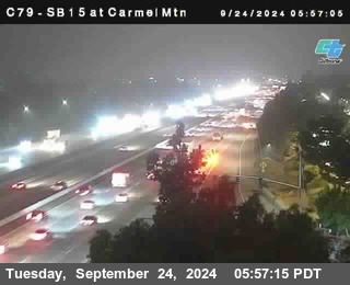 NB 15 at Carmel Mountain Rd.