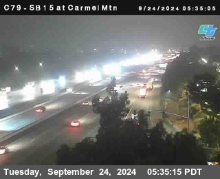 NB 15 at Carmel Mountain Rd.