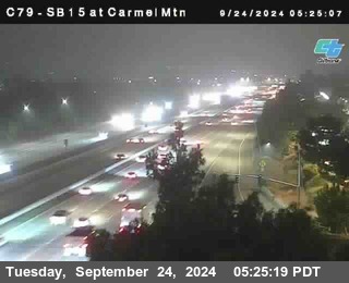 NB 15 at Carmel Mountain Rd.