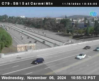 NB 15 at Carmel Mountain Rd.