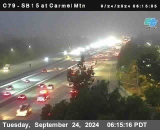 NB 15 at Carmel Mountain Rd.