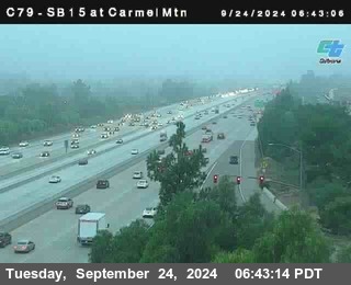 NB 15 at Carmel Mountain Rd.