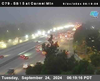 NB 15 at Carmel Mountain Rd.