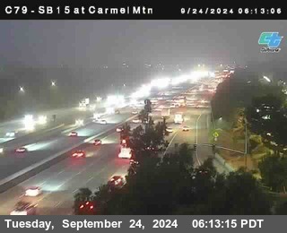 NB 15 at Carmel Mountain Rd.