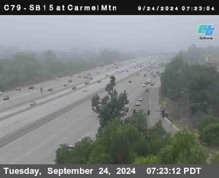 NB 15 at Carmel Mountain Rd.