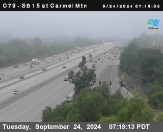 NB 15 at Carmel Mountain Rd.