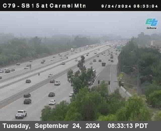 NB 15 at Carmel Mountain Rd.