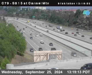 NB 15 at Carmel Mountain Rd.