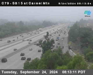 NB 15 at Carmel Mountain Rd.