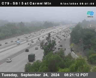 NB 15 at Carmel Mountain Rd.