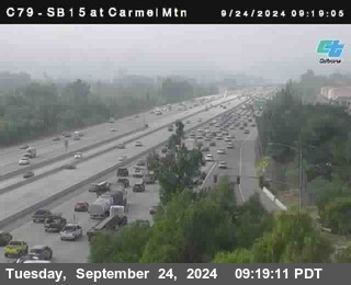 NB 15 at Carmel Mountain Rd.