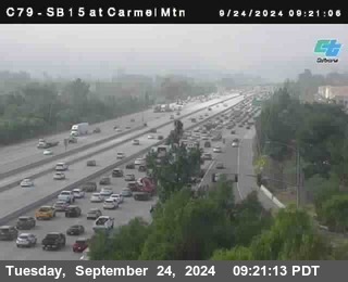 NB 15 at Carmel Mountain Rd.