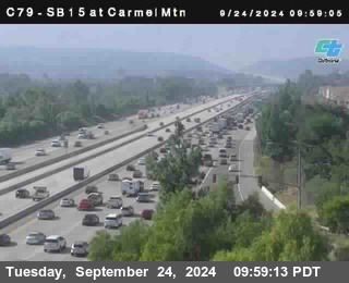 NB 15 at Carmel Mountain Rd.