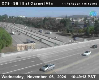 NB 15 at Carmel Mountain Rd.