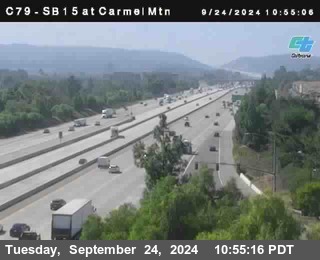 NB 15 at Carmel Mountain Rd.