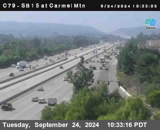 NB 15 at Carmel Mountain Rd.