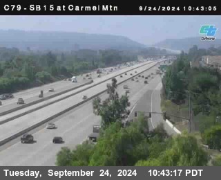 NB 15 at Carmel Mountain Rd.