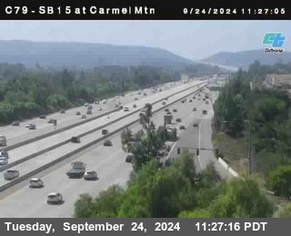 NB 15 at Carmel Mountain Rd.